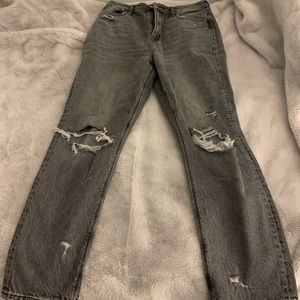 American Eagle Ripped Mom Jeans
